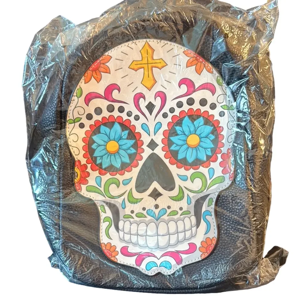 Sugar Skull Day of the Dead Backpack Sleepyville Critters Travel School College